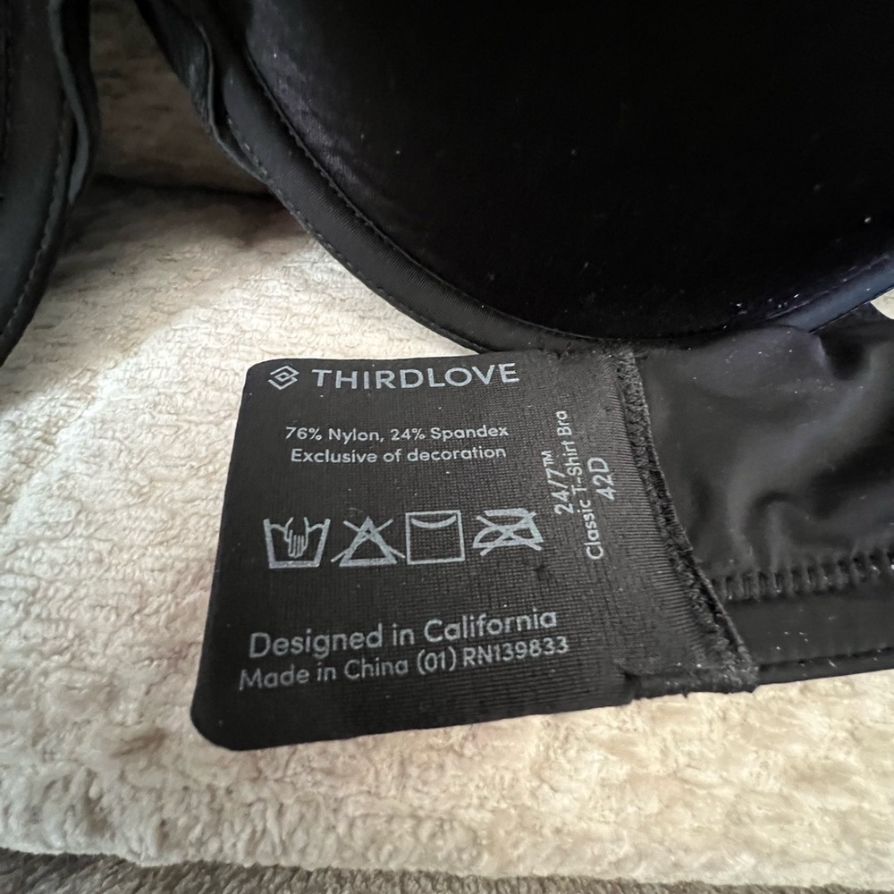 Thirdlove Black Bra